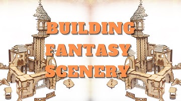 Construction Of Awesome Fantasy Scenery Tabletop Scenics Crumbling Tower | MDF Tabletop Terrain