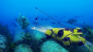 Amazing Underwater Drone Fishing  Part 2 ( FIFISH   V6 )