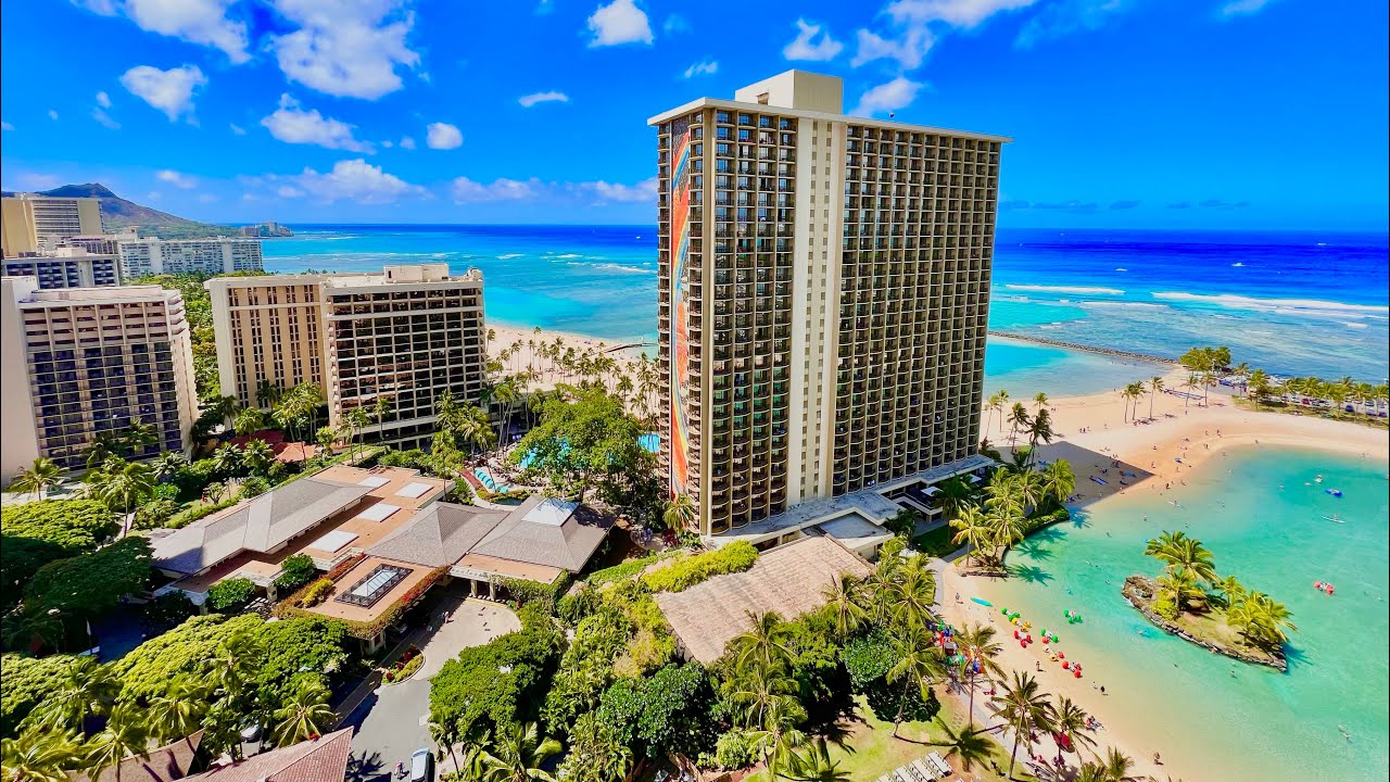 Hilton Hawaiian Village ￼- A layout and property map of the