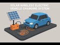 HVS-4254.Solar Wireless electric vehicle charging system.