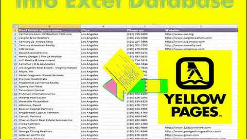 Extract Business Data Yellowpages to Excel