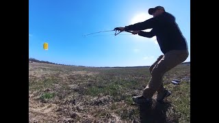 Kite Surfing Training with an Ozone Ignition 2.5