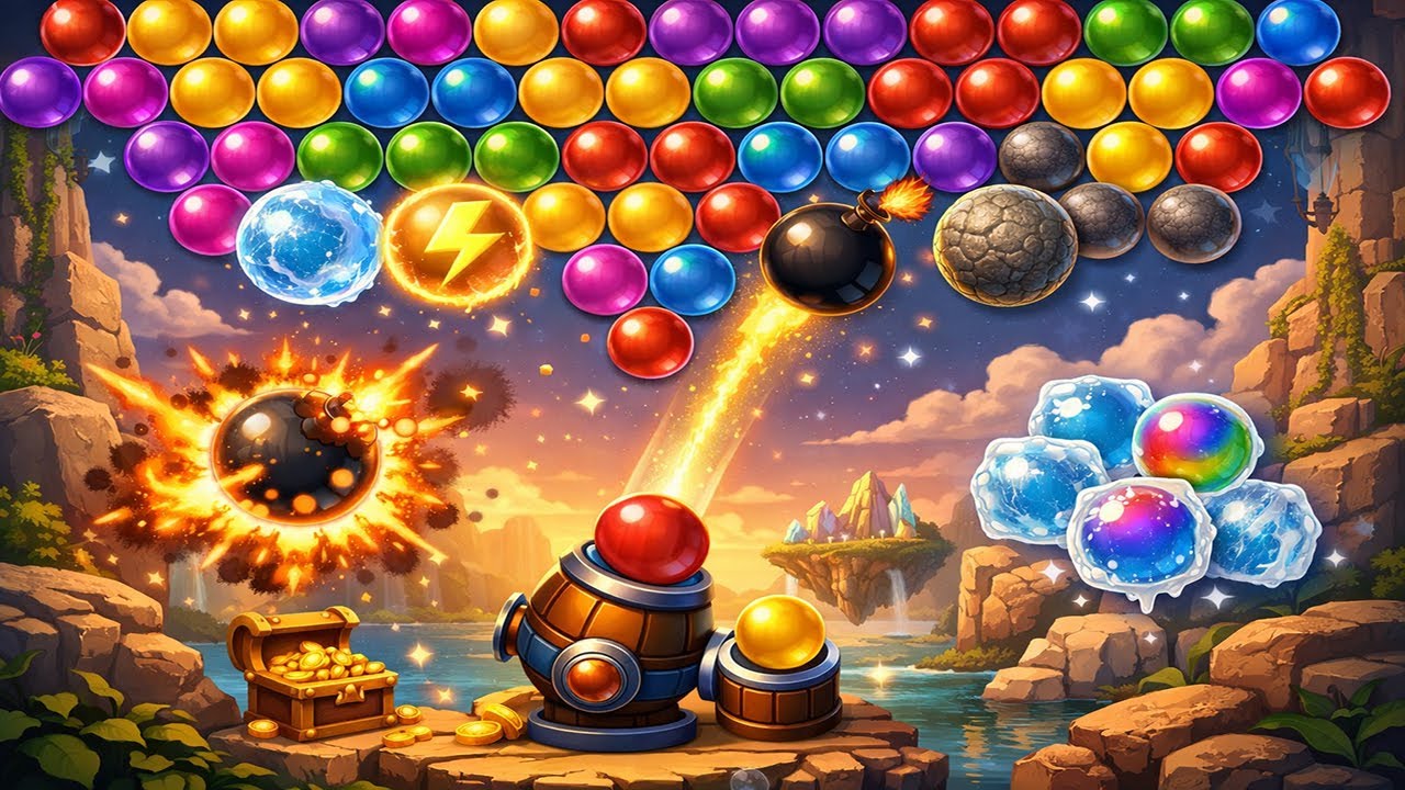 Arkadium’s Bubble Shooter Gameplay | Satisfying Bubble Pop Puzzle Game - 15