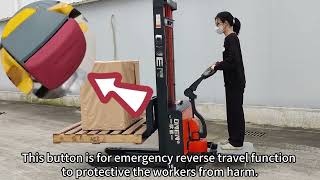 How To Use The Cddb Stand On Electric Pallet Truck?