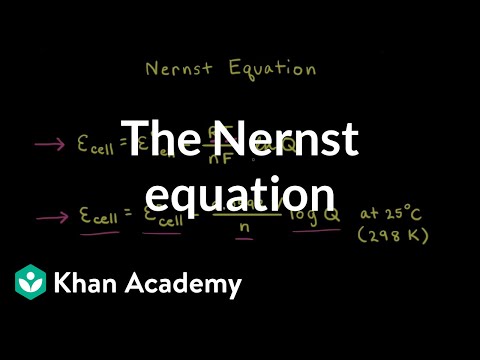 Wideo: Czy równanie Nernsta jest na egzaminie z chemii AP?