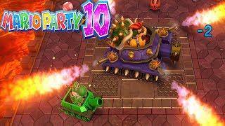 Mario Party 10 - Rosalina Vs Toad Vs Yoshi Vs Toadette - Whimsical Waters