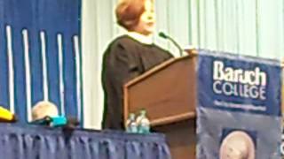 2012 Baruch College graduation commencement.