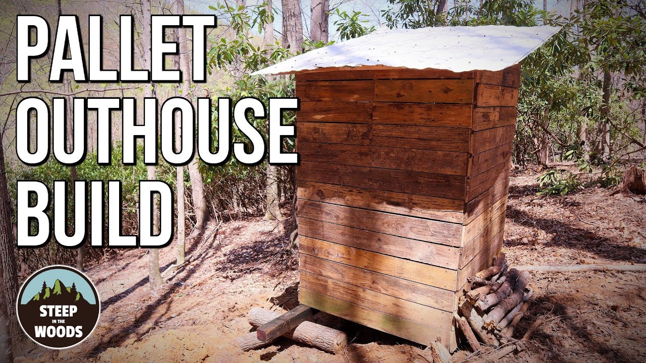 Building An Outhouse In The Woods YouTube Building An Outhouse In The Woods YouTube