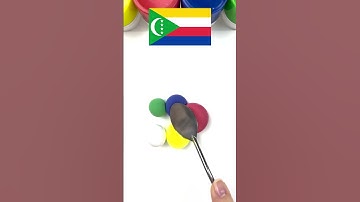 What COLOR Do Mixed FLAGS Make?? PART 4 (Dough Edition) #colormixing #flagmixing #satisfying