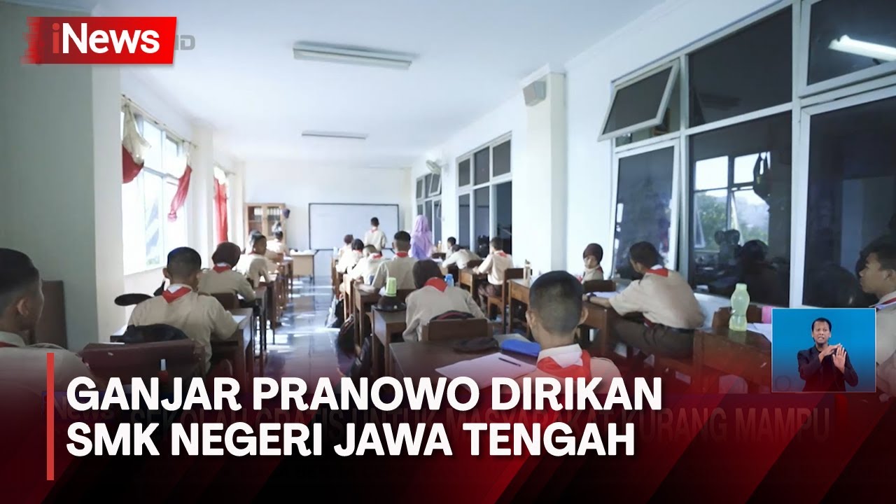 Sekolah Gratis untuk Masyarakat Kurang Mampu, Ganjar Pranowo Dirikan SMK Negeri Jawa Tengah