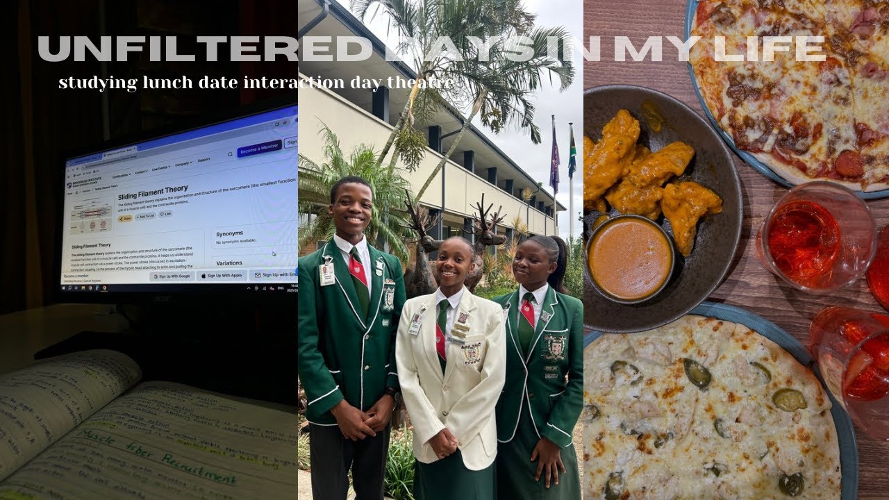 vlog: unfiltered days in my life | studying | lunch | shopping | errands | theatre