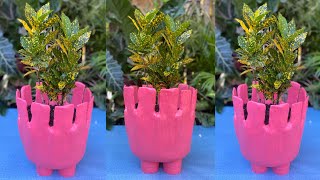Pot making at home decorations with old cloth and cement - Creativity craft ideas by SamGar Ideas 4,457 views 3 months ago 9 minutes, 2 seconds