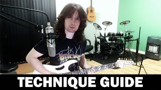 British guitarist demonstrates common guitar techniques! (Part 2 of 3)