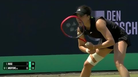 Elise Mertens and Gabriella Ruse putting on a Championship Show 🏆 Gabby refuses to lose ❤️