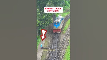 Manual Rail Track Switching