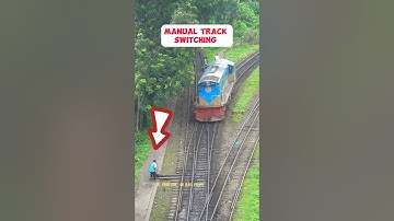 Manual Rail Track Switching
