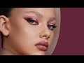 How-To Tutorial: Striking, Rosy Cat Eye Makeup - RETRO Eyeshadow Palette | Natasha Denona Makeup