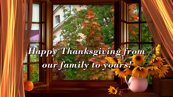 Thanksgiving Message