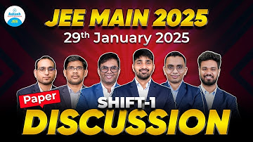 JEE MAIN 2025 | Live Paper Discussion & Solutions | Memory Based Questions - (Phase 1) Shift 1🔥