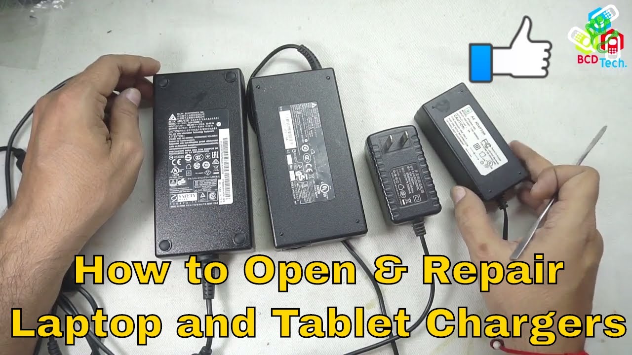 How to Open  amp  Repair Laptop and Tablet Chargers