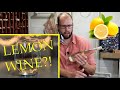 Cheapest Homemade Wine Ever?  Lemon Wine!