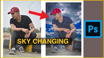 How to Change sky in Photoshop in hindi Urdu 2020