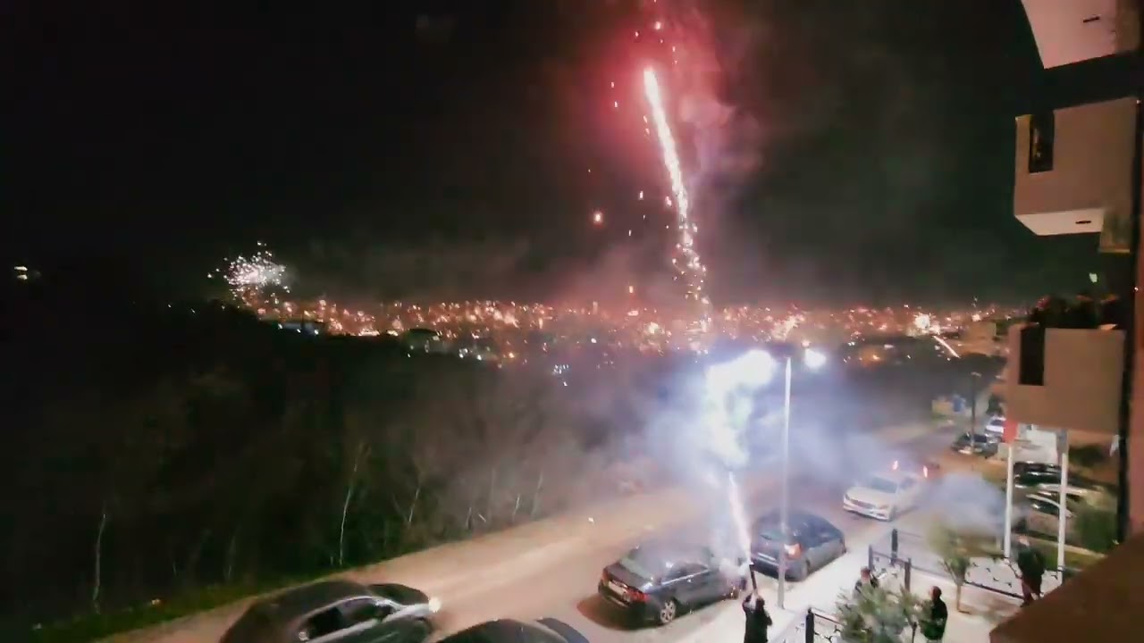 Fireworks Over the City — HD Version 🎆 Can You Tell the Difference?