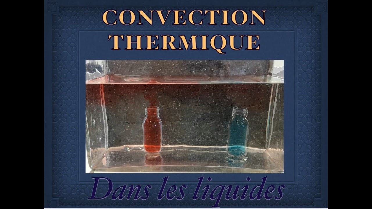 Expérience amusante de convection thermique dans les liquides. Eau chaude