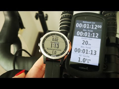 Garmin Edge 1030 Externer Anzeigemodus bei Multisport mit Fenix 5 plus