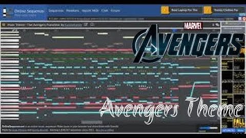Avengers Theme - The Avengers | Online Sequencer