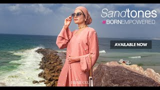 Sandtones Collection21 - Kimono Style Front Open Abaya - Latest Abayas In Pakistan