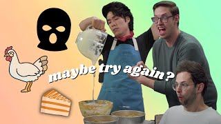 try guys fail illusion cakes | unhinged without a recipe edit