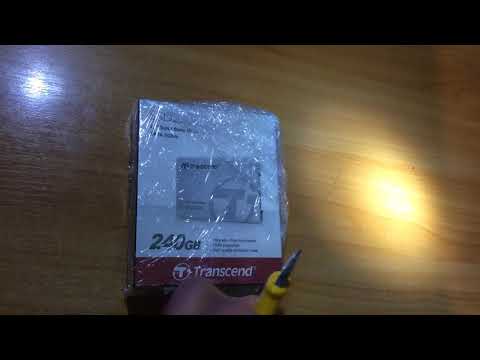 Распаковка Transcend SSD220S Premium 240GB 2.5" SATA III TLC (TS240GSSD220S) из Rozetka.com.ua