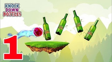 Knock down bottles | Android games | level 1 to 5 | part 1