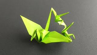 【折り紙】呉竹(くれたけ)【origami】KURETAKE(Chain of cranes)