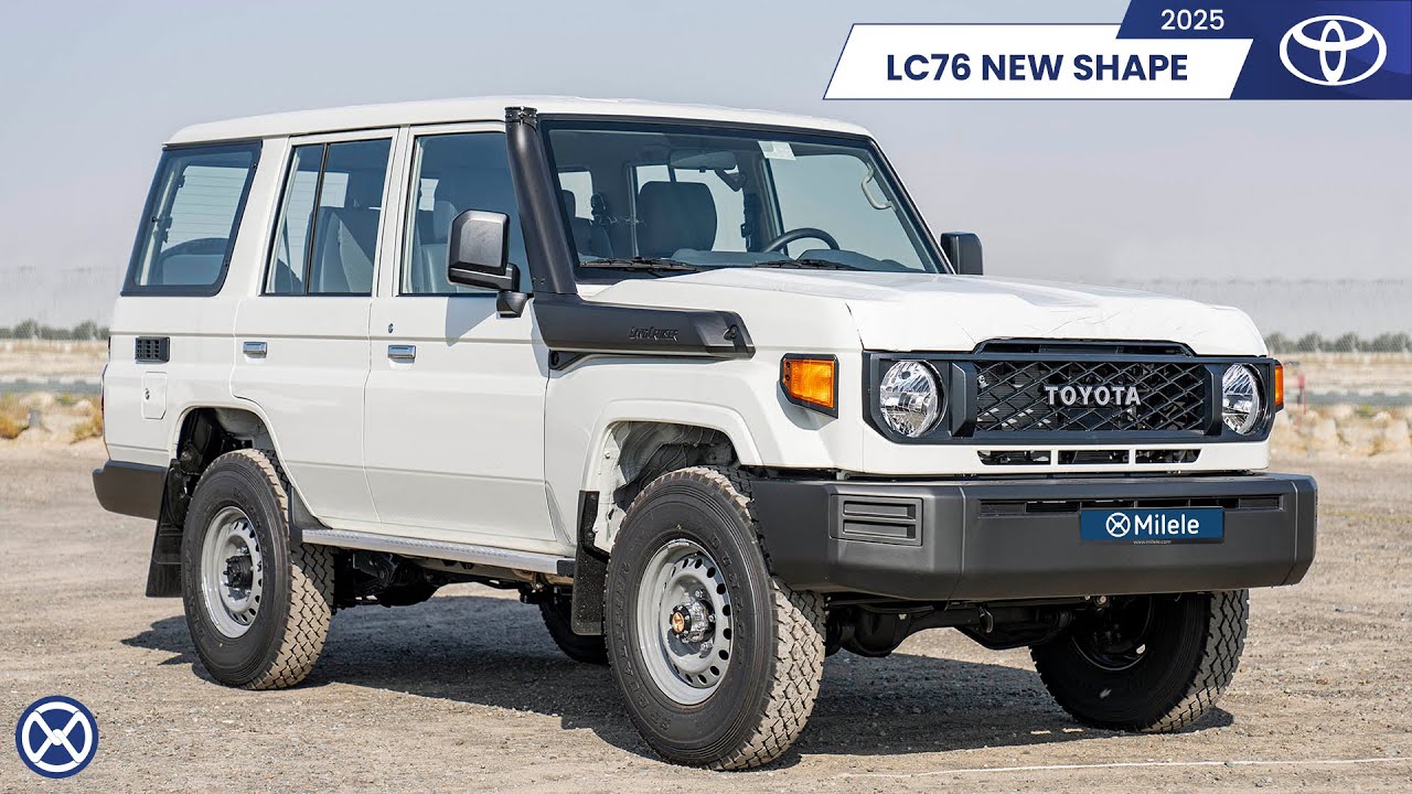 TOYOTA LAND CRUISER LC76 4.2D MT MY2025 | LLC764.2D_10 | MILELE - YouTube