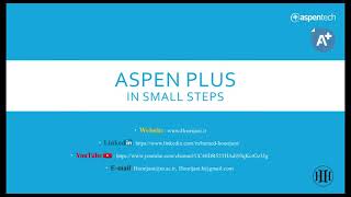 Aspen Plus - in small steps (5)  How to define property set in Aspen plus