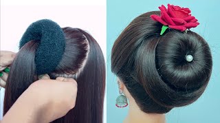 Simple Wedding Hairstyle For Girls || Very Easy Hairstyle || Self Hairstyles ||