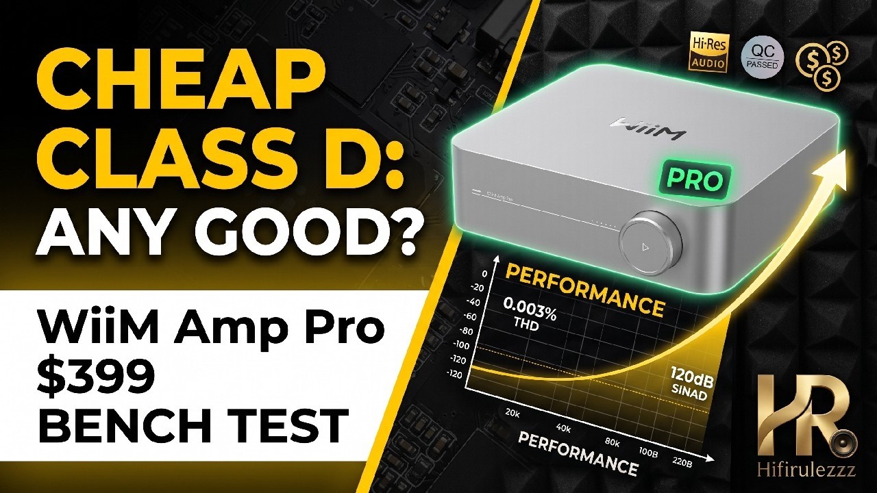Is Cheap Class D Any Good? | WiiM Amp Pro $399 Bench Test