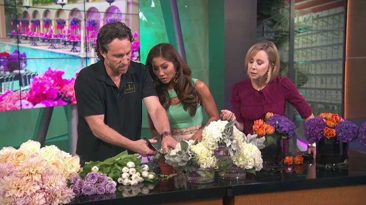 Jeff Leatham's easy and elegant summer floral arra...