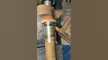 Shaft cu★tting #shorts #shortsfeed #machinist #lathemachine #machineshop #asmr