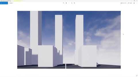 Vertical tilt camera lens correction on Unreal Engine 4