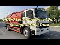 HOWO Left-Hand Drive 10m³ Sewage Suction Truck | Heavy-Duty Vacuum Tanker for Waste Management