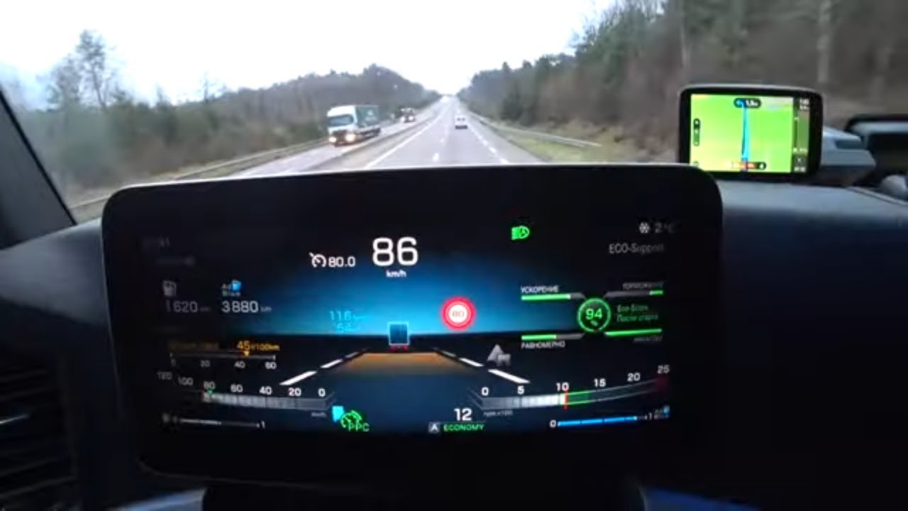 Как Экономить Топливо?! | Mercedes Actros-Экономная Езда и Eco Support ...