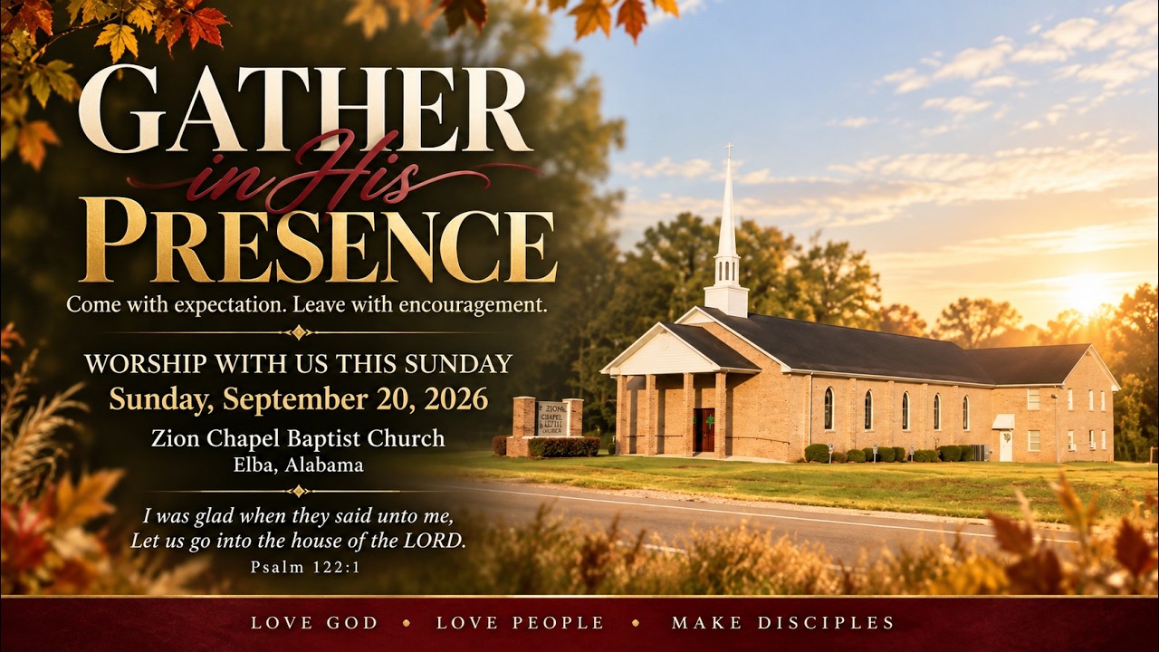 ZC Baptist Church, Sept 27, 2026