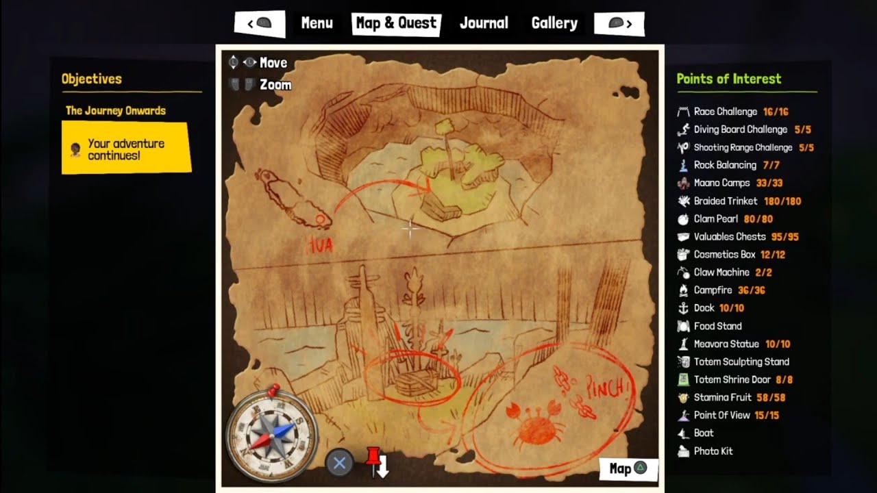 Tchia - Treasure Map - Hua