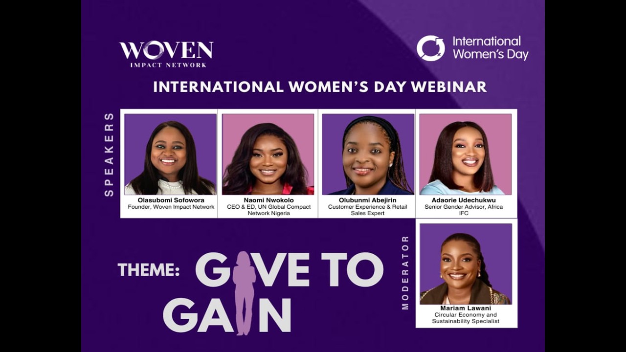International Women's Day Webinar #givetogain - YouTube