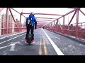 Gotway tesla 2.0 manhattan ride! Central Park to Brooklyn Ferry (Kingsong Gotway MSX EUC