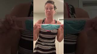 Convert surgical tie mask to easy on and off loops