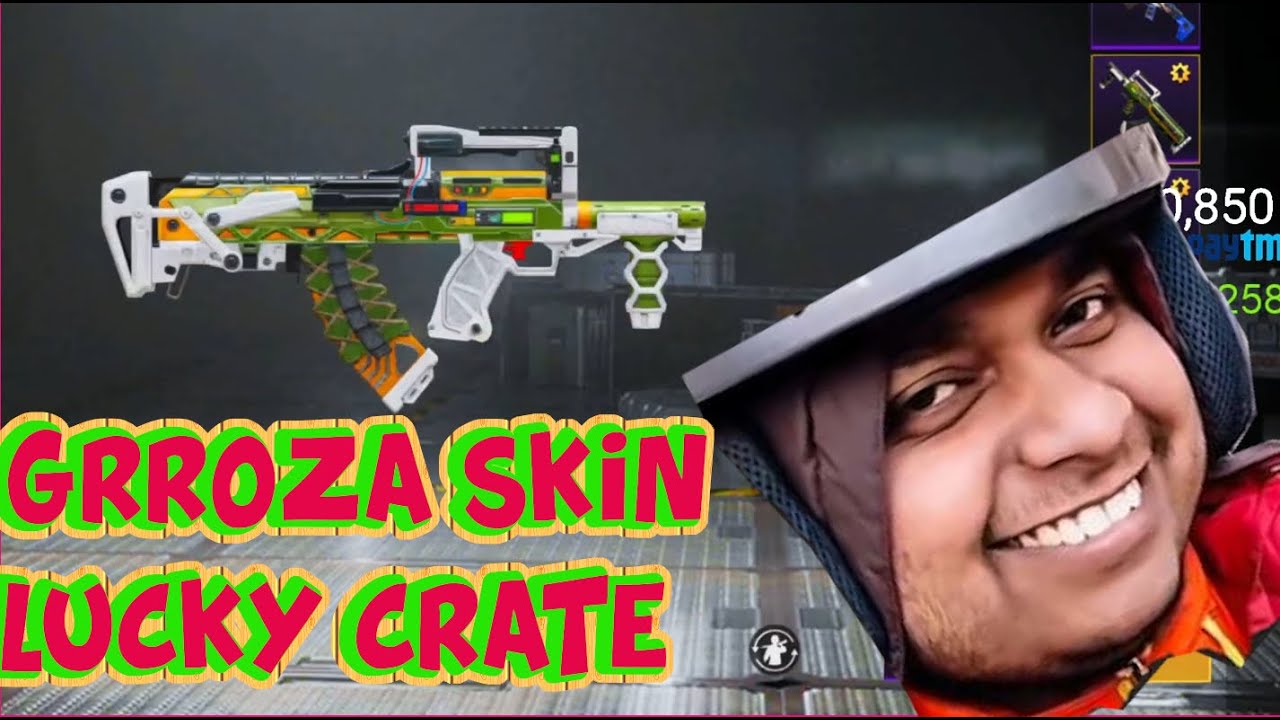 GROZA Skin Lucky Crate Opening PUBG Mobile